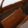 Leder-Tote-Bag, tabakfarben Leder-Tote-Bag, tabakfarben