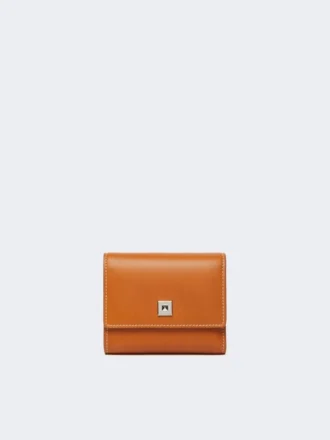 Lederbrieftasche, rostrot