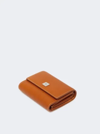 Lederbrieftasche, rostrot