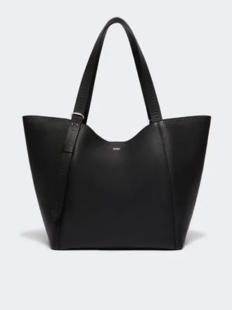 Lederhandtasche Archetipo, schwarz