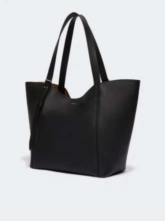 Lederhandtasche Archetipo, schwarz
