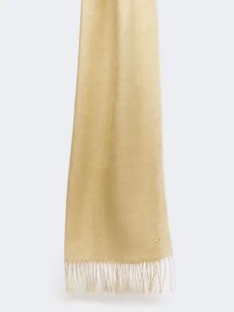 Leinenstola mit Fransen, beige