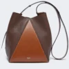 Mittlere Beuteltasche, Kakao Mittlere Beuteltasche, Kakao