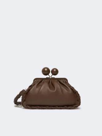 Mittlere Pasticcino-Tasche aus Nappaleder, braun
