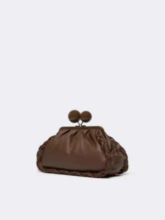 Mittlere Pasticcino-Tasche aus Nappaleder, braun