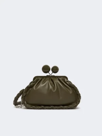 Mittlere Pasticcino-Tasche aus Nappaleder, khaki