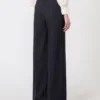 Nadelstreifen-Hose aus Wolle, marineblau Nadelstreifen-Hose aus Wolle, marineblau