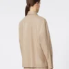 Nappalederjacke, sand