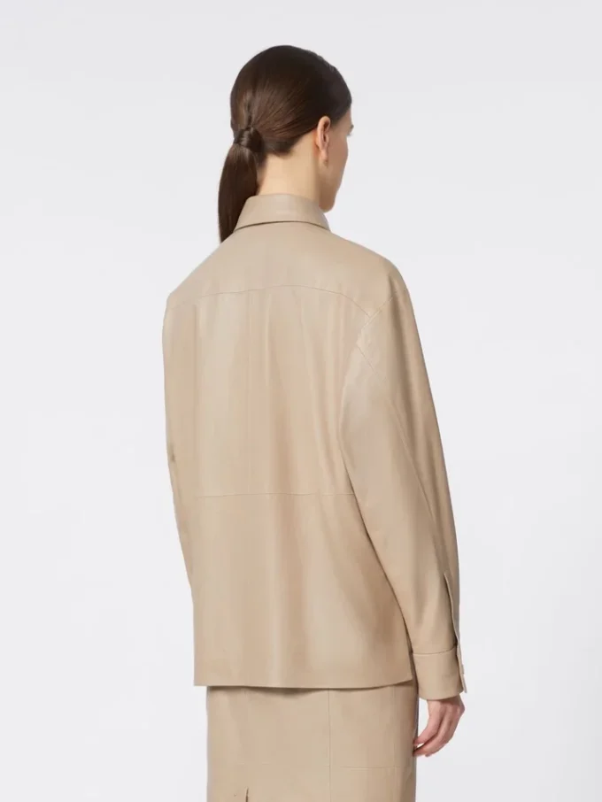 Nappalederjacke, sand