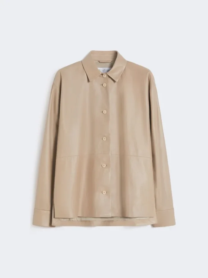 Nappalederjacke, sand