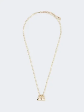 Pasticcino-Anhänger-Choker-Halskette, Gold