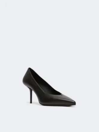 Pumps aus weichem Nappaleder, schwarz