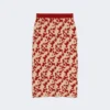 Rock aus Jacquardgarn, rot Rock aus Jacquardgarn, rot