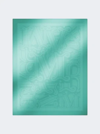 Schal aus Baumwolle, Modal und Kaschmir mit Jacquardmuster, pastellgrün