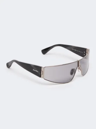 Shield-Sonnenbrille, schwarz