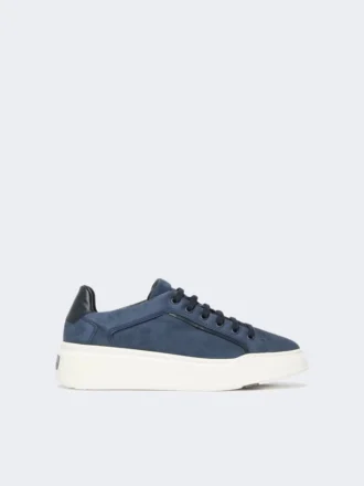 Sneaker aus Wildleder, ultramarinblau