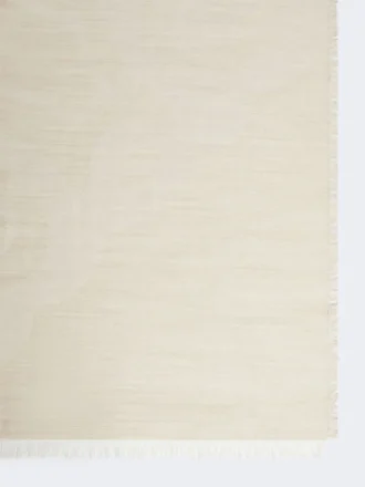Stola aus Seide, Kaschmir und Wolle im Jacquard-Muster, beige