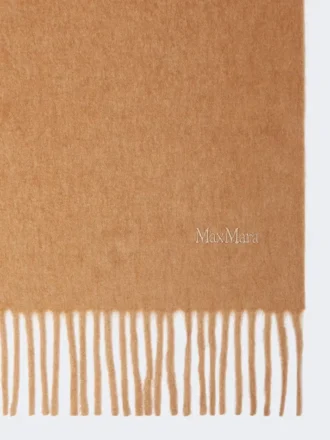 Stola mit Logo in Camel, Camel