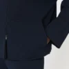 Strickjacke aus Viskose-Crêpe-Garn, ultramarinblau Strickjacke aus Viskose-Crêpe-Garn, ultramarinblau