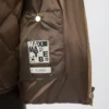 Wasserabweisende Daunenjacke aus Canvas mit Gürtel, haselnussbraun Wasserabweisende Daunenjacke aus Canvas mit Gürtel, haselnussbraun