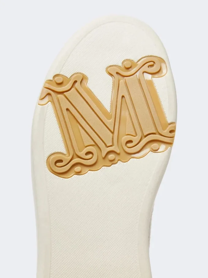 Wasserabweisende Kaschmir-Sneaker, beige