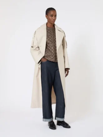 Wasserabweisende, wattierte Jacke aus Canvas, haselnussbraun Wasserabweisende, wattierte Jacke aus Canvas, haselnussbraun