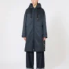 Wasserabweisender, gefütterter Parka aus Canvas, mitternachtsblau Wasserabweisender, gefütterter Parka aus Canvas, mitternachtsblau