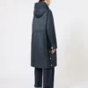 Wasserabweisender, gefütterter Parka aus Canvas, mitternachtsblau Wasserabweisender, gefütterter Parka aus Canvas, mitternachtsblau