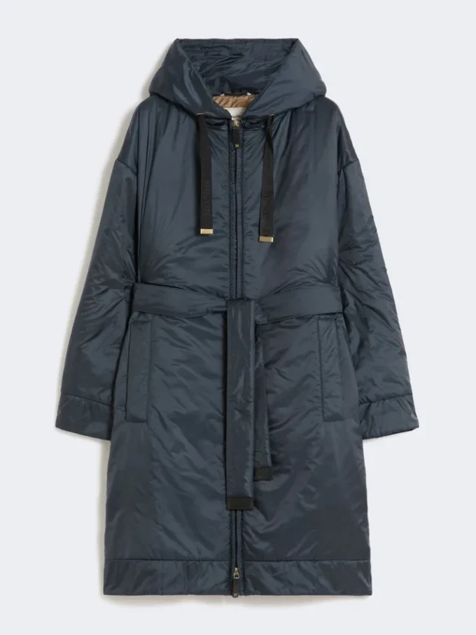 Wasserabweisender, gefütterter Parka aus Canvas, mitternachtsblau Wasserabweisender, gefütterter Parka aus Canvas, mitternachtsblau