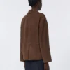 Wildlederjacke, braun Wildlederjacke, braun