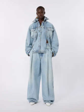 Zweiteilige Jeansjacke, mitternachtsblau